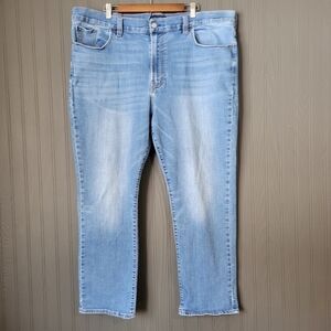 Lucky Brand Athletic Fit Jeans Straight Leg Medium Wash Blue Men's 46x30